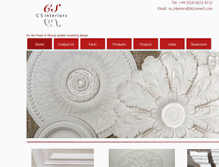Tablet Screenshot of cs-interiors.co.uk